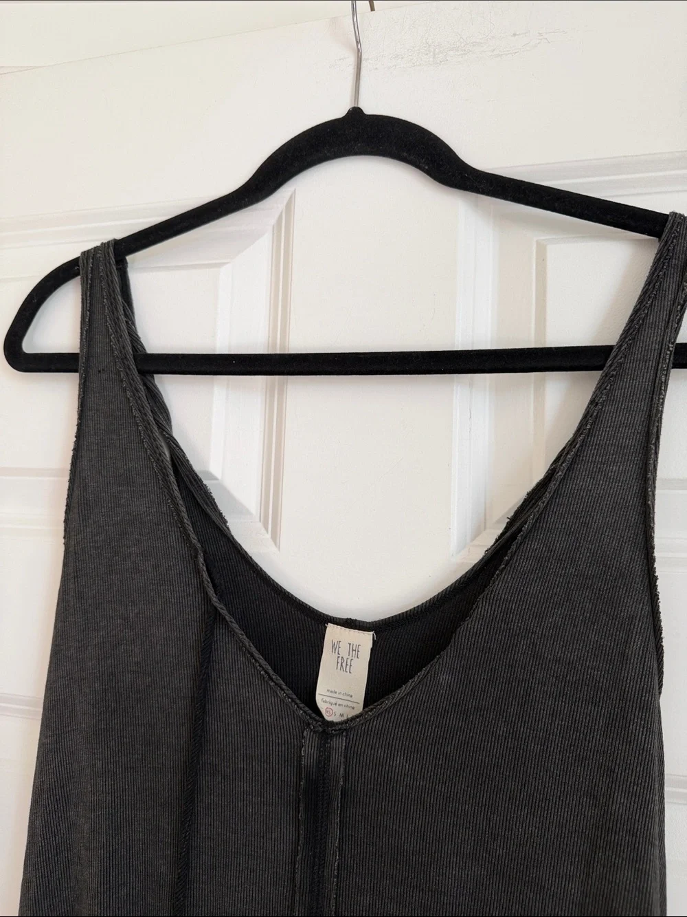 Free People We The Free ribbed charcoal tank
